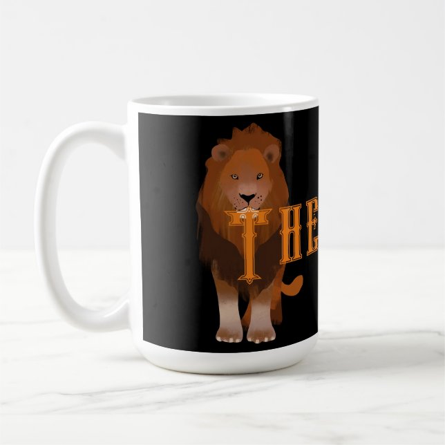 Mug L'image et le texte classique personnalisés du roi (Gauche)