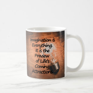 Mug L'imagination est tout - Motivation, Inspirer,