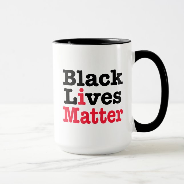 Mug L'importance des vies noires (Droite)