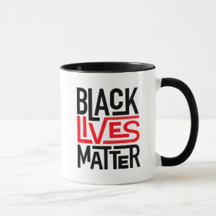 Mug L'importance des vies noires Droits égaux