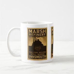 Mug L'incendie ci-dessous brûle toujours - Raffinerie 