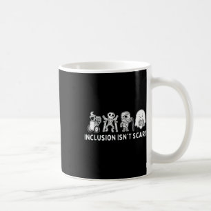 Mug L'inclusion n'est pas effrayant enseignant Squelet
