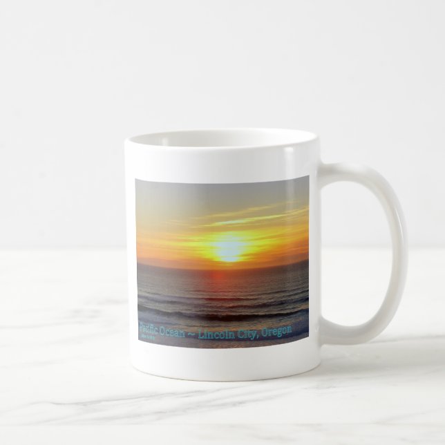 Mug Lincoln City, Oregon - Coucher de soleil (Droite)