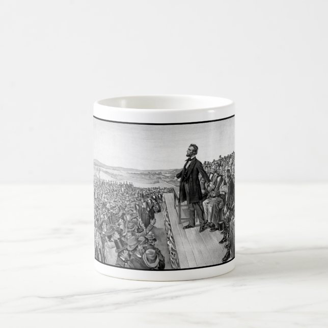 Mug Lincoln faisant le discours de Gettysburg (Centre)