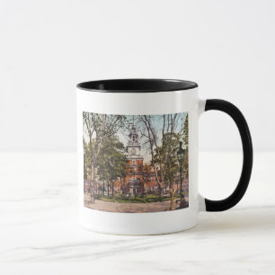 Mug L'indépendance Hall Philadelphie, cru 1900 de PA