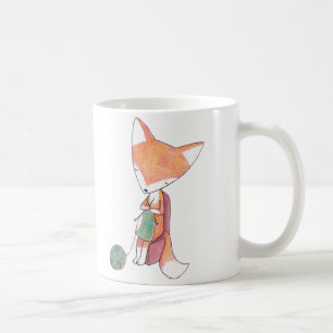 Mug L'industrie graphique de Fox d'amants de tricot de