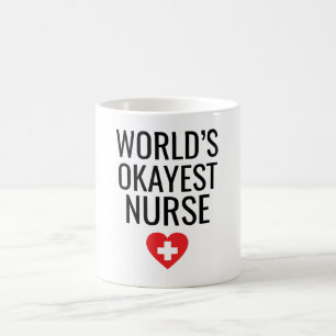 Mug L'infirmière la plus Okayest dans le monde
