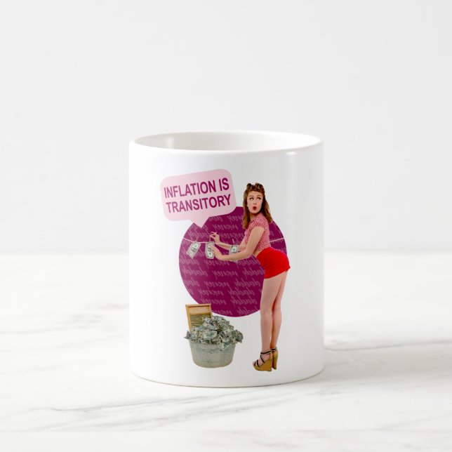 Mug L'inflation est transitoire (Centre)