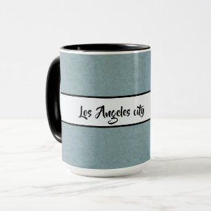 Mug Lingette noire Gray 15oz de Los Angeles City