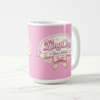 Mug LingOrm Depuis 2024 Badge Ruban Coquette