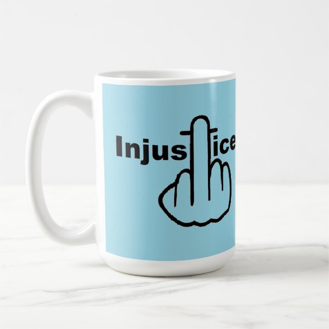 Mug L'Injustice De L'Oiseau De Boug Est Mauvaise (Gauche)
