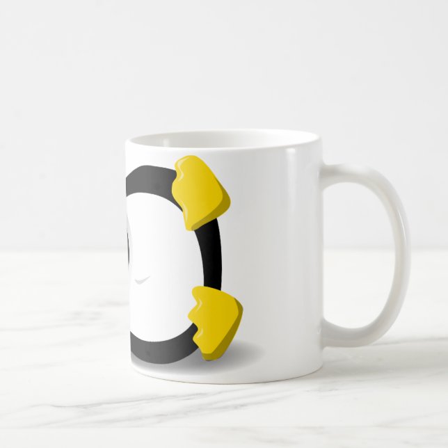 Mug Linux Tux sleeping (Droite)
