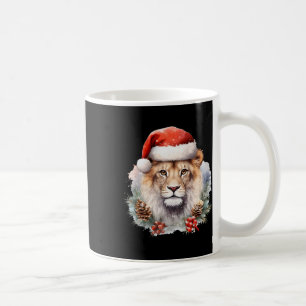 Mug Lion avec Casquette de Noël Afrique du Sud Safari