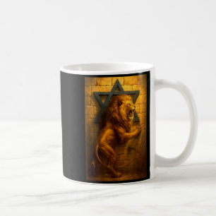 Mug Lion de Juda Jérusalem Mur Occidental L'étoile de