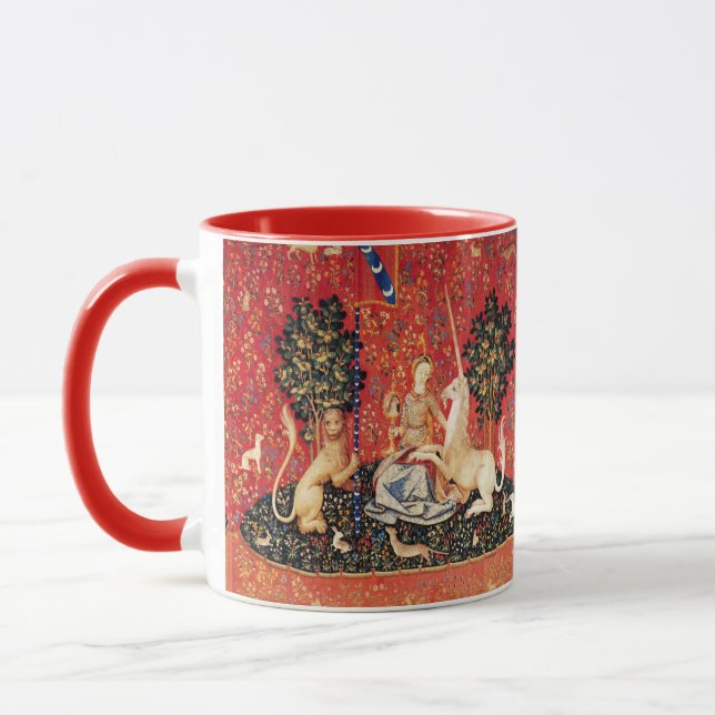 Mug Lion D'ENFANCE ET D'UNICORN, Fleurs D'Imaginaires, (Gauche)