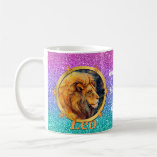 Mug Lion d'or Horoscope du zodiaque Un Motivant Inspir