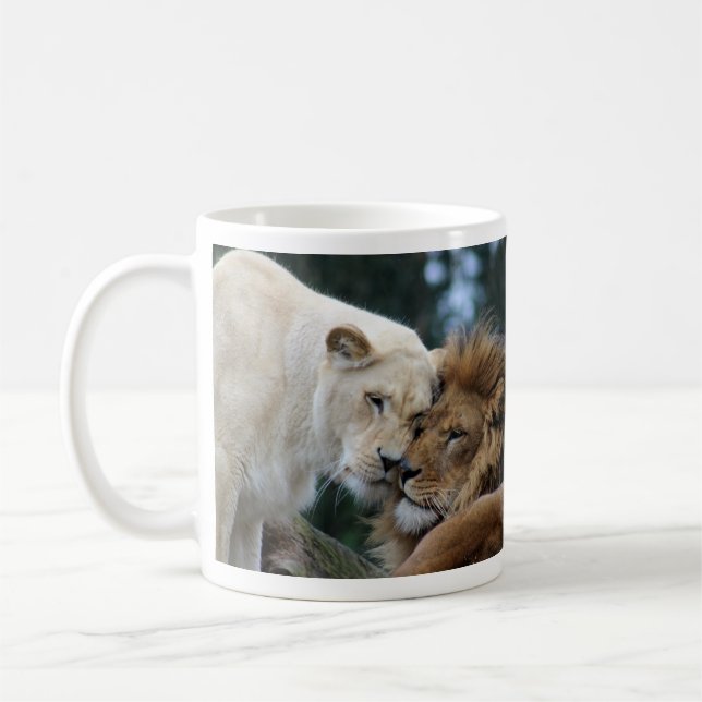 Mug Lion et lionne (Gauche)
