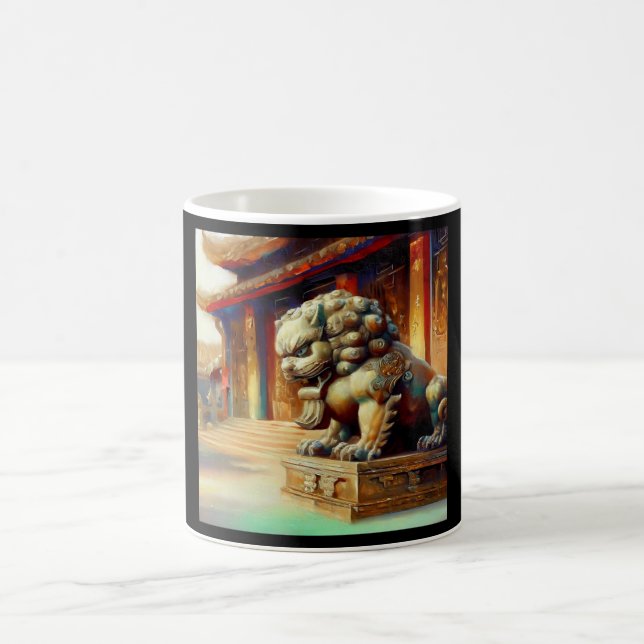 Mug Lion Foo Chinois (16) (Centre)