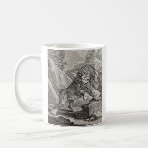 Mug Lion mâle dans le parc national du Serengeti, Tanz