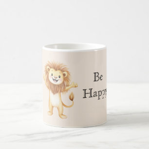 Mug Lion mignon et heureux
