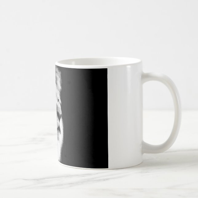 Mug Lion noir blanc (Droite)