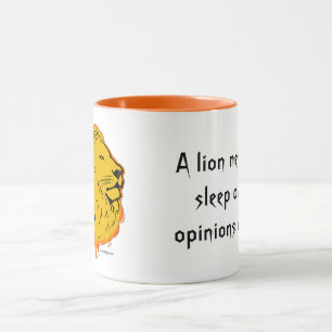 Mug Lion Slogan ne perd jamais son sommeil