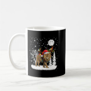 Mug Lion sous le feu de lune Pyjama de Noël de neige 3