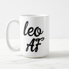 Mug Lion Zodiaque Personnalisé Leo, Café AF