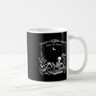 Mug Lire En Paix Enseignant Éffrayant Skeleton Trick T
