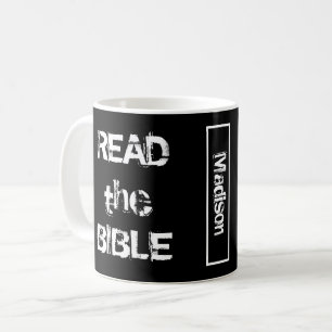 Mug Lire la Bible Noir et Blanc