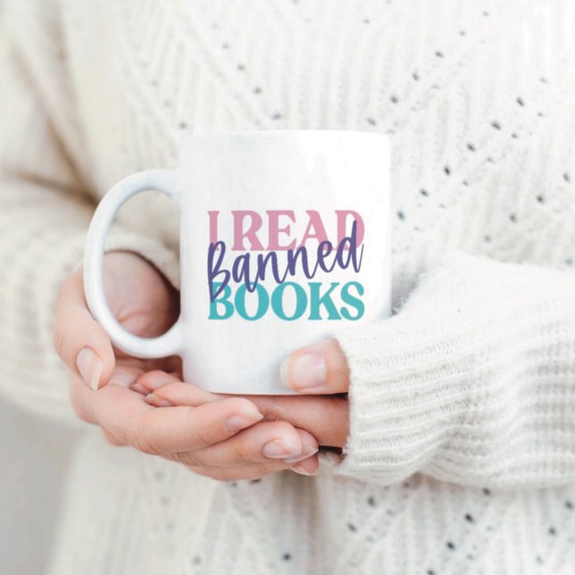 Mug Lire les livres interdits (Créateur téléchargé)