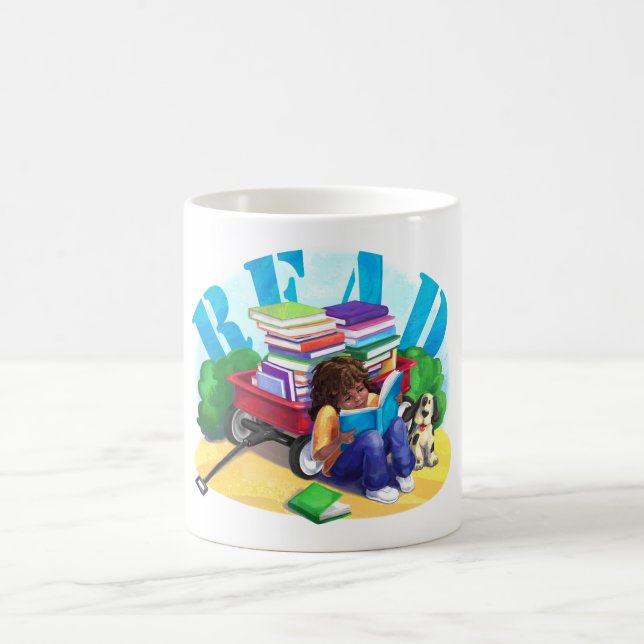 Mug LIRE Livre Wagon Art (Centre)