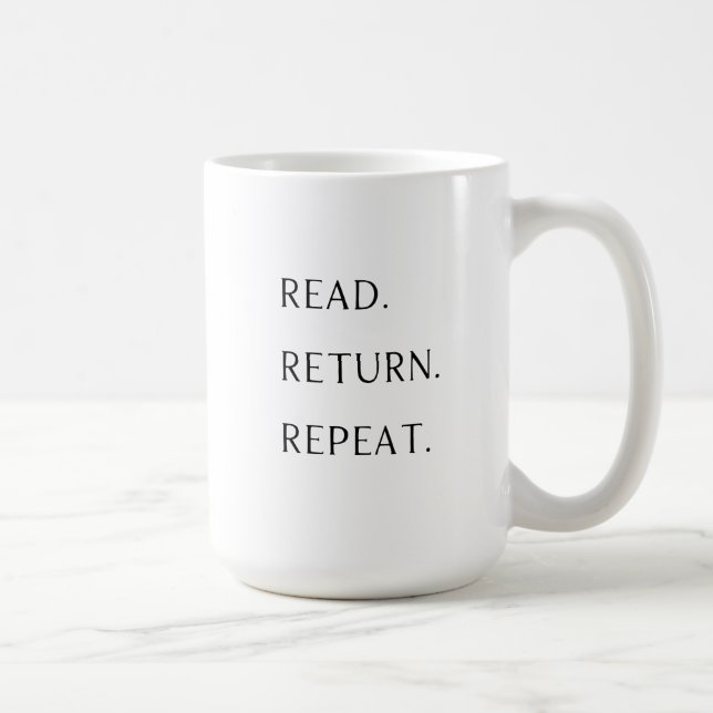 Mug Lire. Retour. Répéter la musique (Droite)