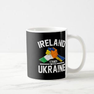Mug L'Irlande soutient l'Ukraine Drapeau ukrainien irl
