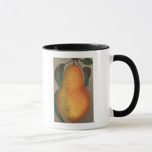 Mug Lithographie de chromo de fruits de Bartlett Pear