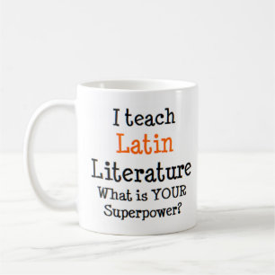 Mug littérature latine latin