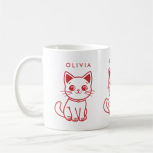 Mug Little Cat (CHANGER TOUTES LES COULEURS) et nom