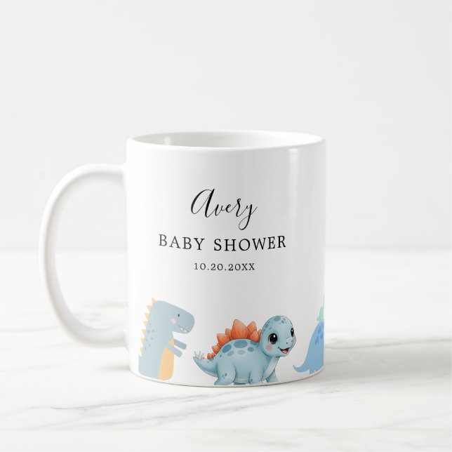 Mug Little Dinosaur Cute Baby Shower (Gauche)