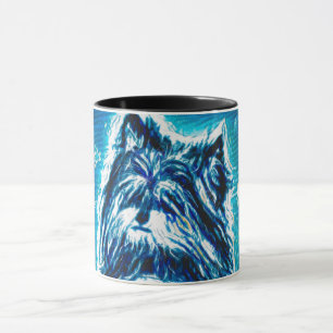 Mug Little Doggy en bleu
