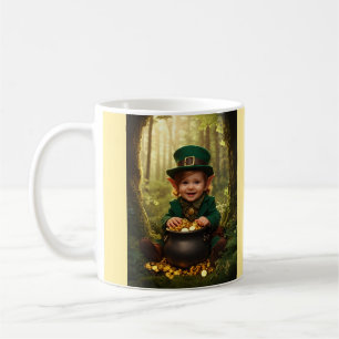 Mug Little Irish Leprechaun & Gold Cauldron