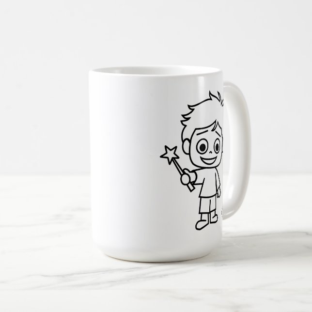 Mug Little Phiri et baguette magique (Devant droit)