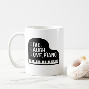 Mug Live Lauder Love Piano Grand Piano Pianist Citatio