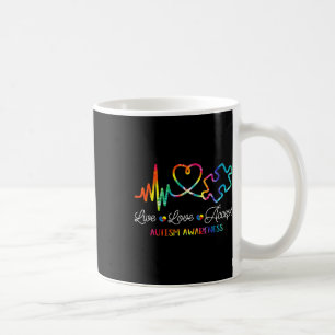 Mug Live Love Accepter Sensibilisation sur l'autisme T