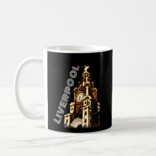 Mug Liverpool Ville Bâtiments de foie Liver Oiseau Sco