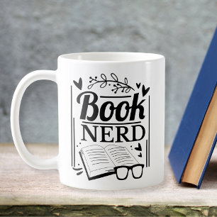 Mug Livre de devis mignon amusant Nerd