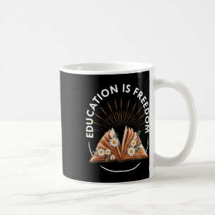 Mug Livre de lecture Éducation Est Liberté Mois de l'h