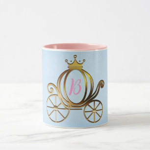 Mug Livre illustré du Carrosse bleu de la princesse en