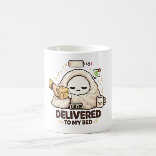 Mug Livré jusqu'à mon lit – Drôle de paresse 
