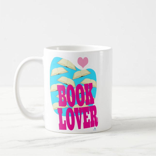 Mug Livre Lover Sweet Reader Love Logo Art (Gauche)