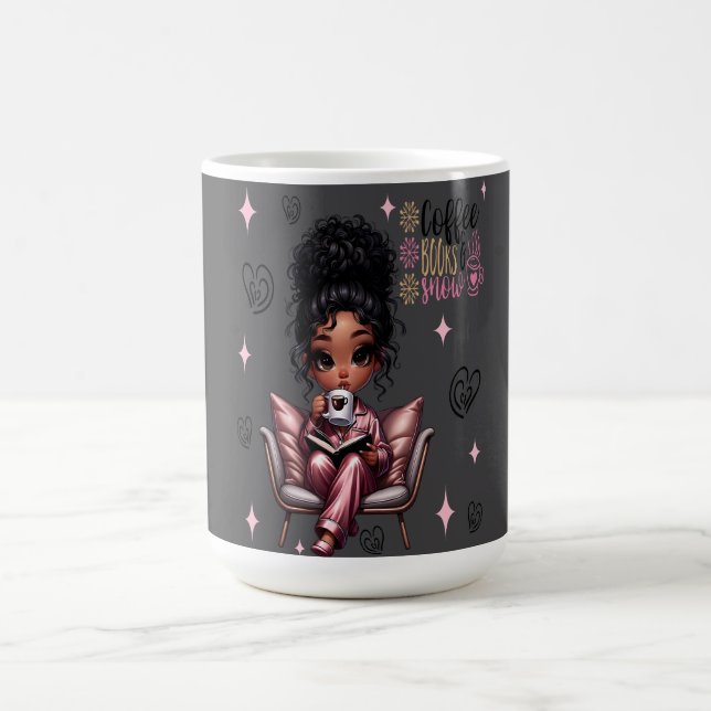 Mug Livres à café et bouge Nicole de neige (Centre)